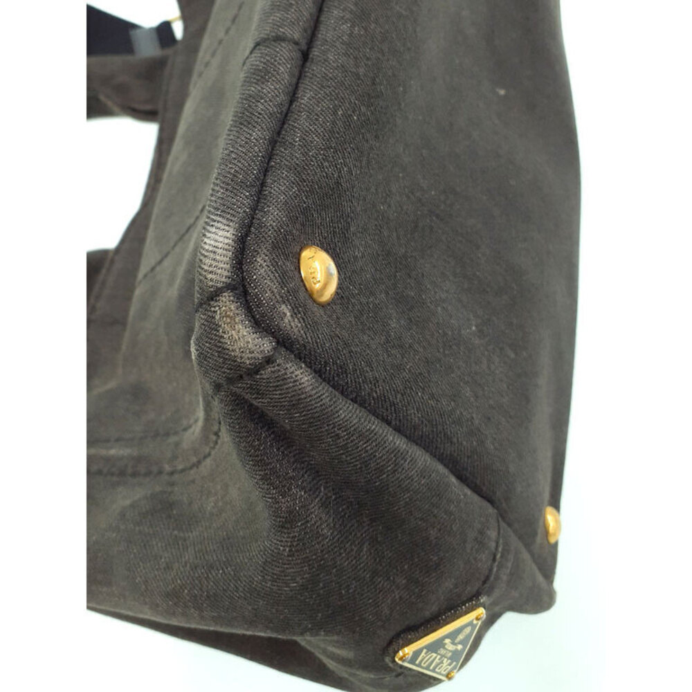 Prada Denim Canapa Tote Bag - Picture 4 of 9